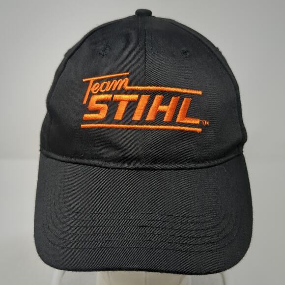 Team Stihl Outfitters Apparel Snapback Cap Black One Size Adjustable Embroidered - Picture 2 of 11